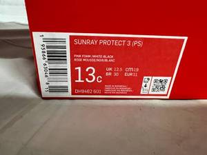 lot 188 image: Nike Sunray Protect 3 Pink Foam Shoes - Size 13c