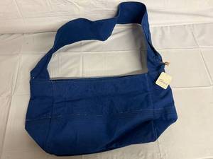 lot 197 image: Free People Canvas Sling Bag - Icelandis Blue