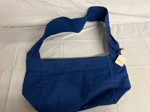 lot 198 image: Free People Canvas Sling Bag - Icelandis Blue