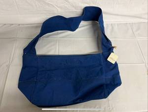 lot 201 image: Free People Canvas Sling Bag - Icelandis Blue