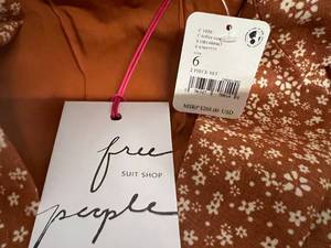 lot 205 image: Free People Maggie 2 Piece Suit - Size 6