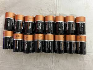 lot 278 image: 16 Duracell D Batteries