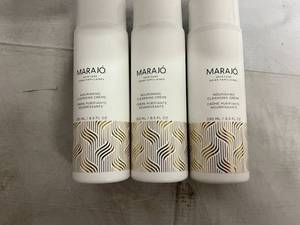 lot 288 image: 3 Bottles of Marajo Hair Care Nourishing Cleansing Creme