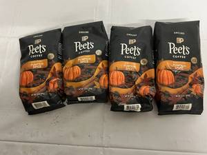 lot 318 image: 4 Bags of Peets Pumpkin Spice Coffee Grounds