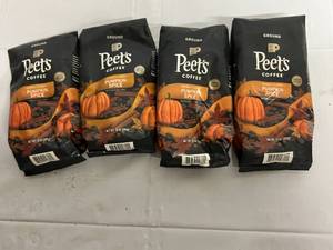lot 319 image: 4 Bags of Peets Pumpkin Spice Coffee Grounds