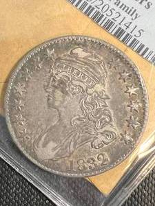 1832 US BUST HALF DOLLAR PCGS GENUINE SMALL LETTERS