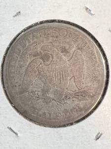 1876 US SEATED LIBERTY HALF DOLLAR