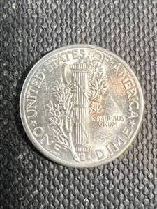 1940 US MERCURY DIME BU