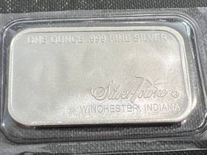 1 TROY OZ .999 FINE SILVER SILVERTOWNE BAR SEALED