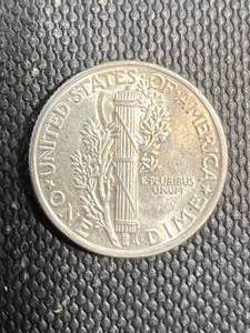 1941 US MERCURY DIME BU