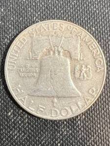1963 US FRANKLIN HALF DOLLAR