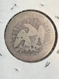 1853 WARROWS US SEATED LIBERTY QUARTER