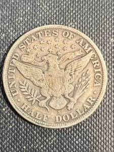 1914-S US BARBER HALF DOLLAR