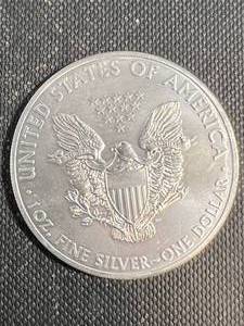 2015 AMERICAN SILVER EAGLE 1 TROY OZ .999 FINE SILVER