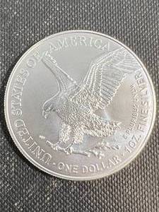 2024 AMERICAN SILVER EAGLE 1 TROY OZ .999 FINE SILVER