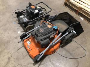 Lot of Assorted Lawn Mowers  Not Checked Various Models and Conditions  Customer Returns See Pictures
