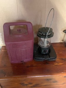 lot 17 image: Coleman lantern and case...