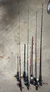 lot 24 image: Rods and reels...