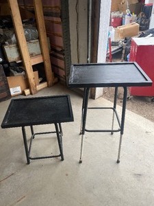 lot 37 image: 2 adjustable tables...