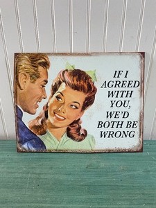 lot 44 image: Metal sign...