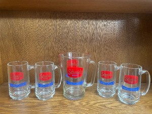 lot 77 image: Schmidt Beer pitcher and 4 mugs...