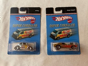 lot 134 image: 2 Hot Wheels chrome...