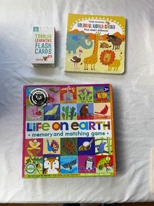 lot 165 image: Puzzle book and flashcards...