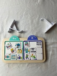 lot 149 image: Double sided magnet board with stand