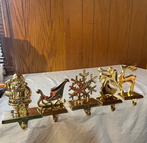 lot 255 image: Solid stocking holders...