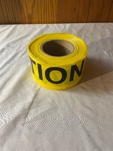 lot 273 image: 1000 roll of Caution tape...