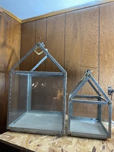 lot 274 image: Metal and glass houses...