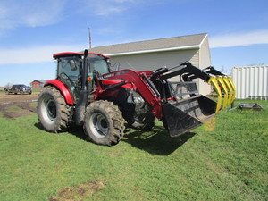 2015 Case IH 110C Tractor wL630 Loader & MDS Grapple