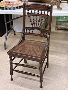 lot 109 image: WoodWicker Dining Side Chair