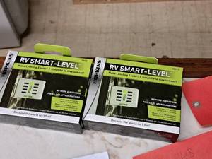 lot 14E image: Lot of (2) Hopkins Smart-Level RV Levelers (in original packaging)