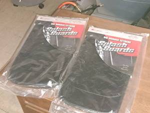 lot 15 image: Lot of (2 Pair) Road Sport Big Mudder Extreme Splash Guards 17.5x10 (in original packaging)
