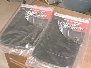 lot 15A image: Lot of (2 Pair) Road Sport Big Mudder Extreme Splash Guards 17.5x10 (in original packaging)