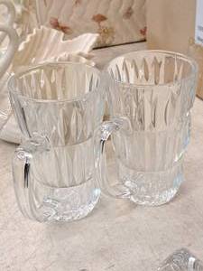 lot 44 image: Lot of (2) Lennox 5 Crystal Mugs