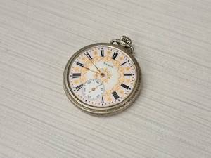 lot 75 image: Elgin Dh Pocket Watch Gold Inlay Finish