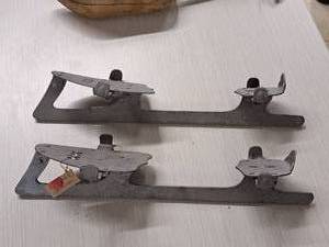 lot 131 image: Vintage Metal Roller Skates with Key