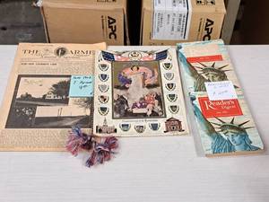 lot 148 image: Vintage Reading Materials - Newspapers, Readers Digest, Sequincentennial of the Constitution
