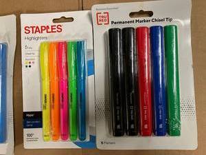 Permanent and Highlighter Markers