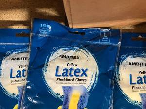 Latex Flocklined Gloves