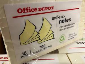 Bulk Yellow Sticky Notes