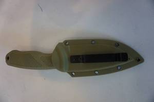 lot 28 image: TRS Survival The Fang Tactical Knife With Locking Sheath