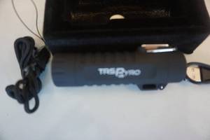 lot 34 image: TRS Survival Pyro Pro Electronic Arc Lighter With Built In Flashlight