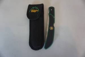 lot 51 image: Outdoors Edging Folding Filet Knife With Sheath