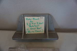 lot 139 image: Motor Mount and Hardware For 2, 3, and 5 Person Paddle Boat