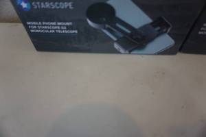 lot 149 image: 2 - Starscope Telescope Mobile Phone Mounts With Ring Cell Phone Holder