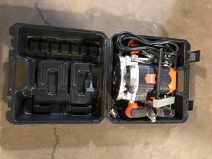 15 Amp 3-14 HP 120-Volt 12000 RPM to 23000 RPM Electronic Plunge Base Router with Carry Case Guide for Woodworking  Customer Returns See Pictures