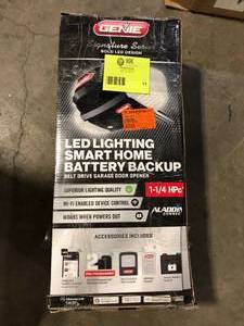 Genie 1-14 HPC Belt Drive Smart Garage Door Opener with Battery Backup and LED Customer Returns See Pictures